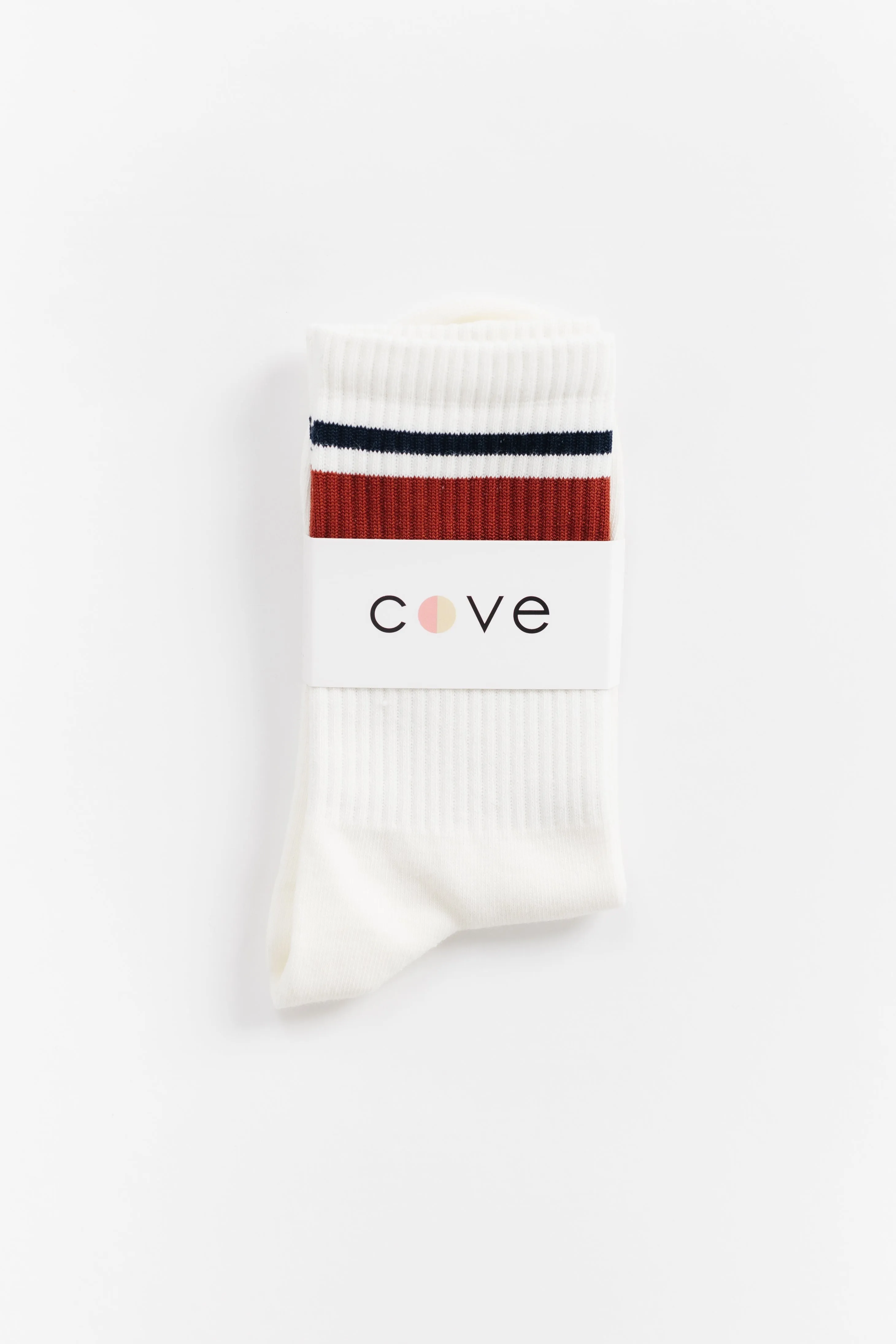 Cove Stripe Crew Socks
