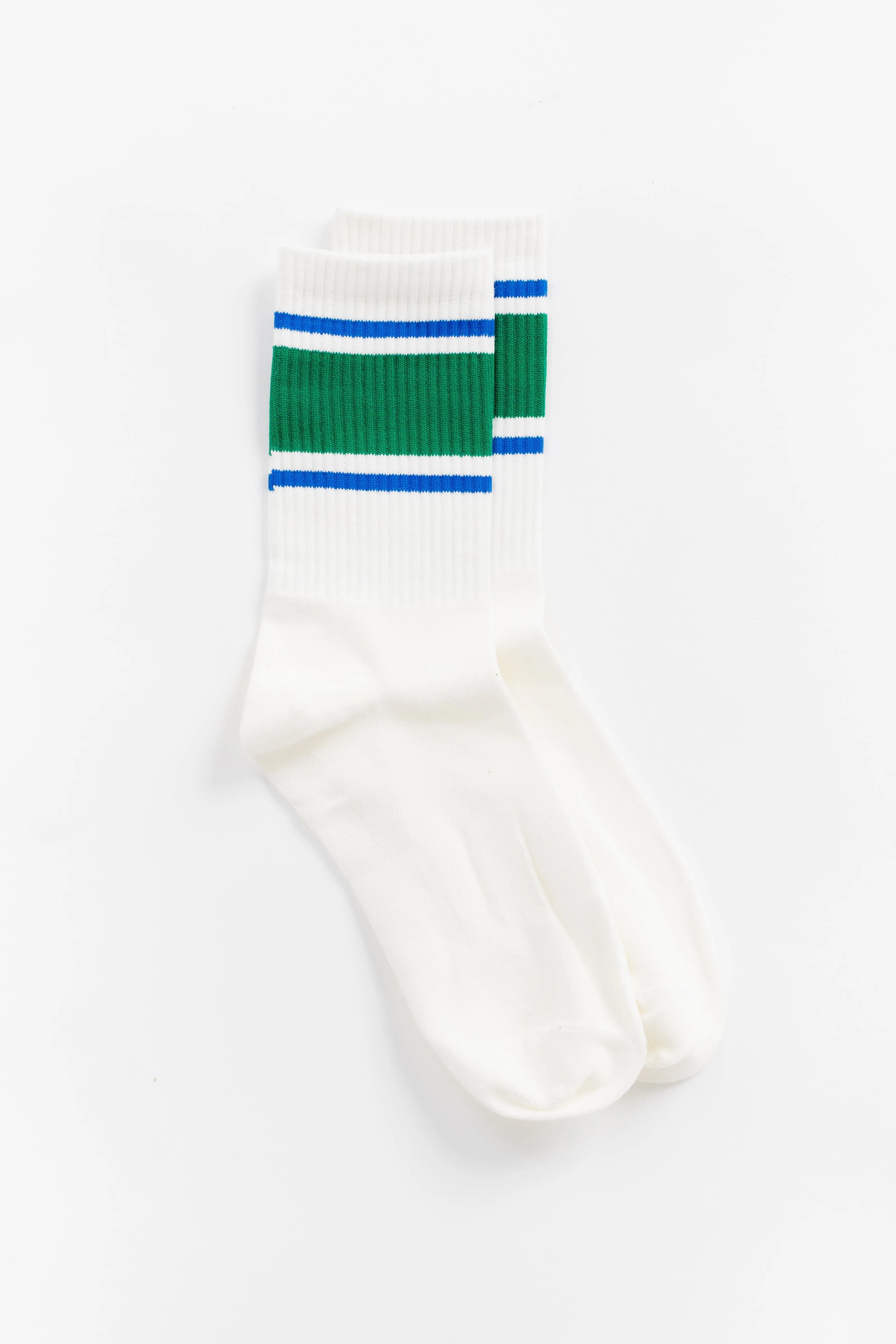 Cove Stripe Crew Socks