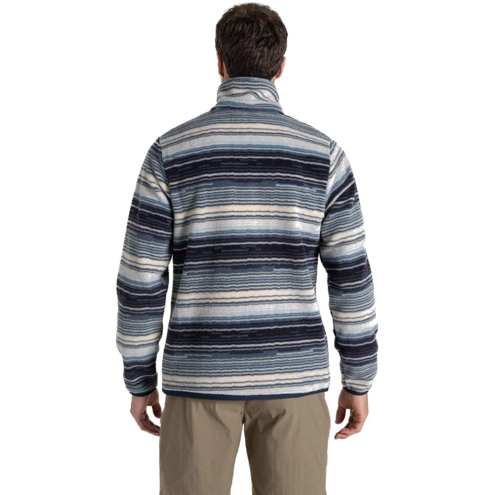 Craghoppers Mens Wilshire Half Zip Stripe Fleece