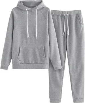 Cute Summer Outfits for Women 2 Piece Lounge Hoodie Oversized Sweatshirt Jogger Sweatpants Tracksuit Set Fall Clothes