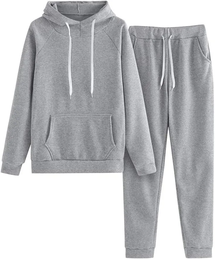Cute Summer Outfits for Women 2 Piece Lounge Hoodie Oversized Sweatshirt Jogger Sweatpants Tracksuit Set Fall Clothes