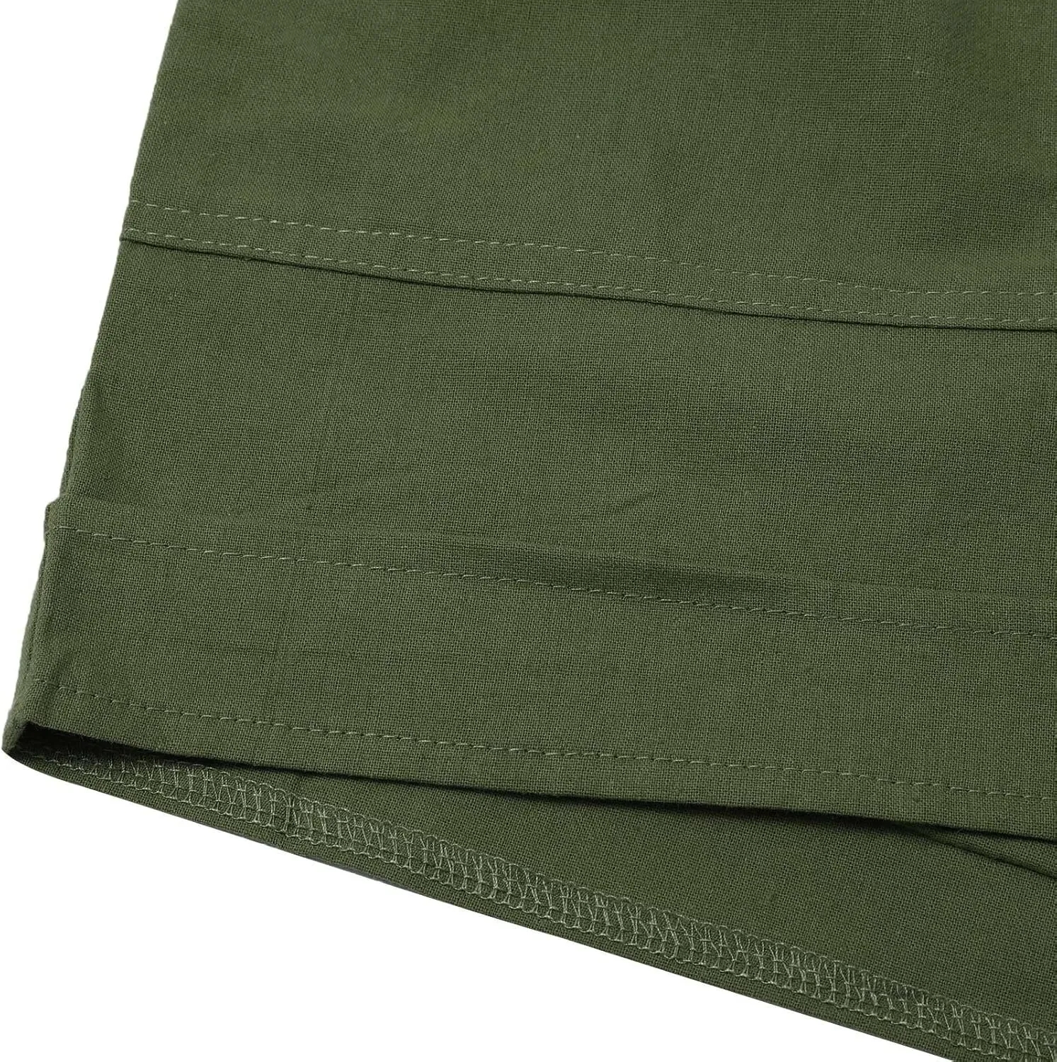 DASAYO Summer Casual Wide Leg Shorts for Women Drawstring Elastic Waist Pocketed Short Solid Color Loose Fitt Trendy Trousers