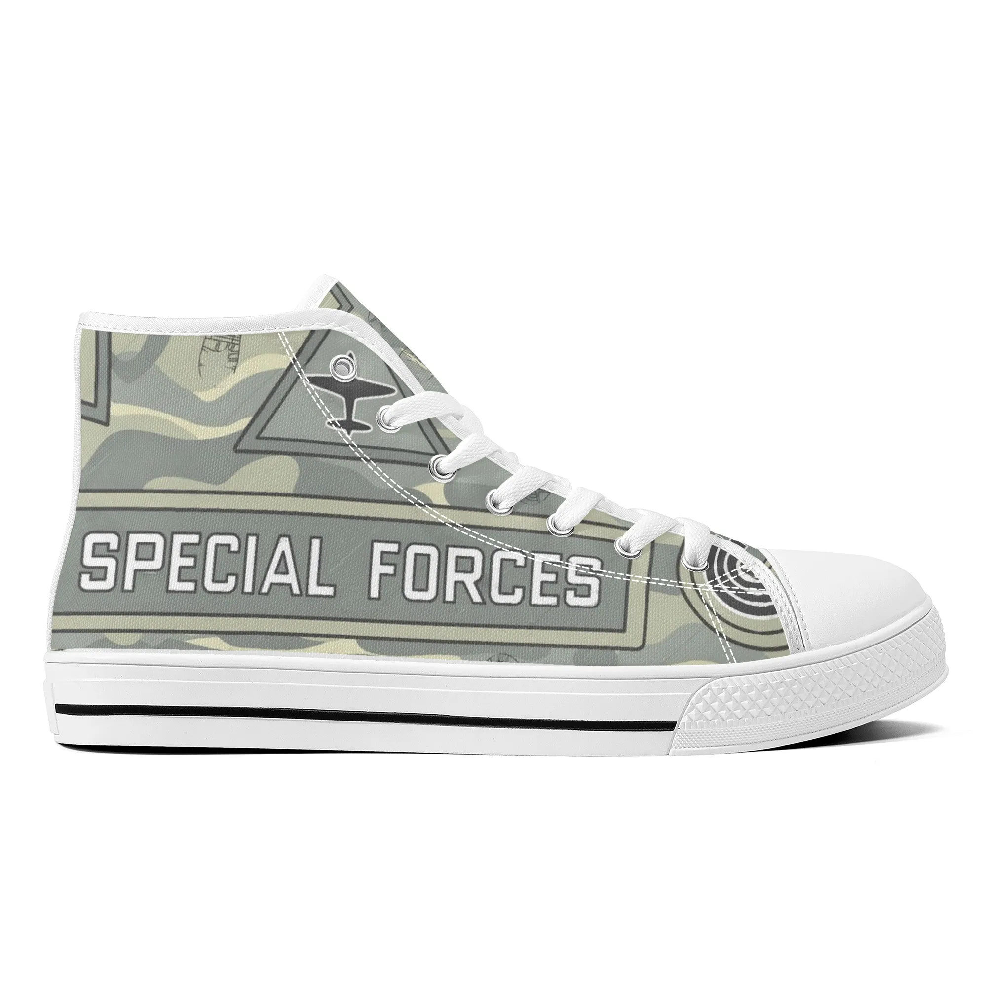 Designer High Top Canvas Shoes -FWS X1