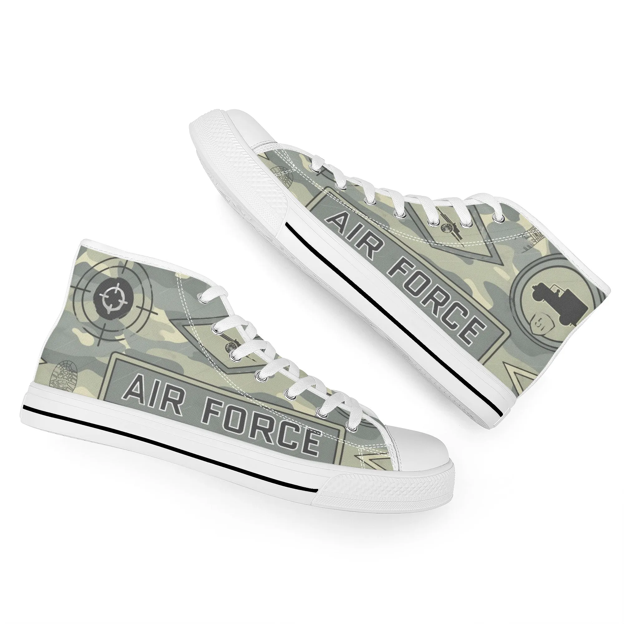 Designer High Top Canvas Shoes -FWS X1