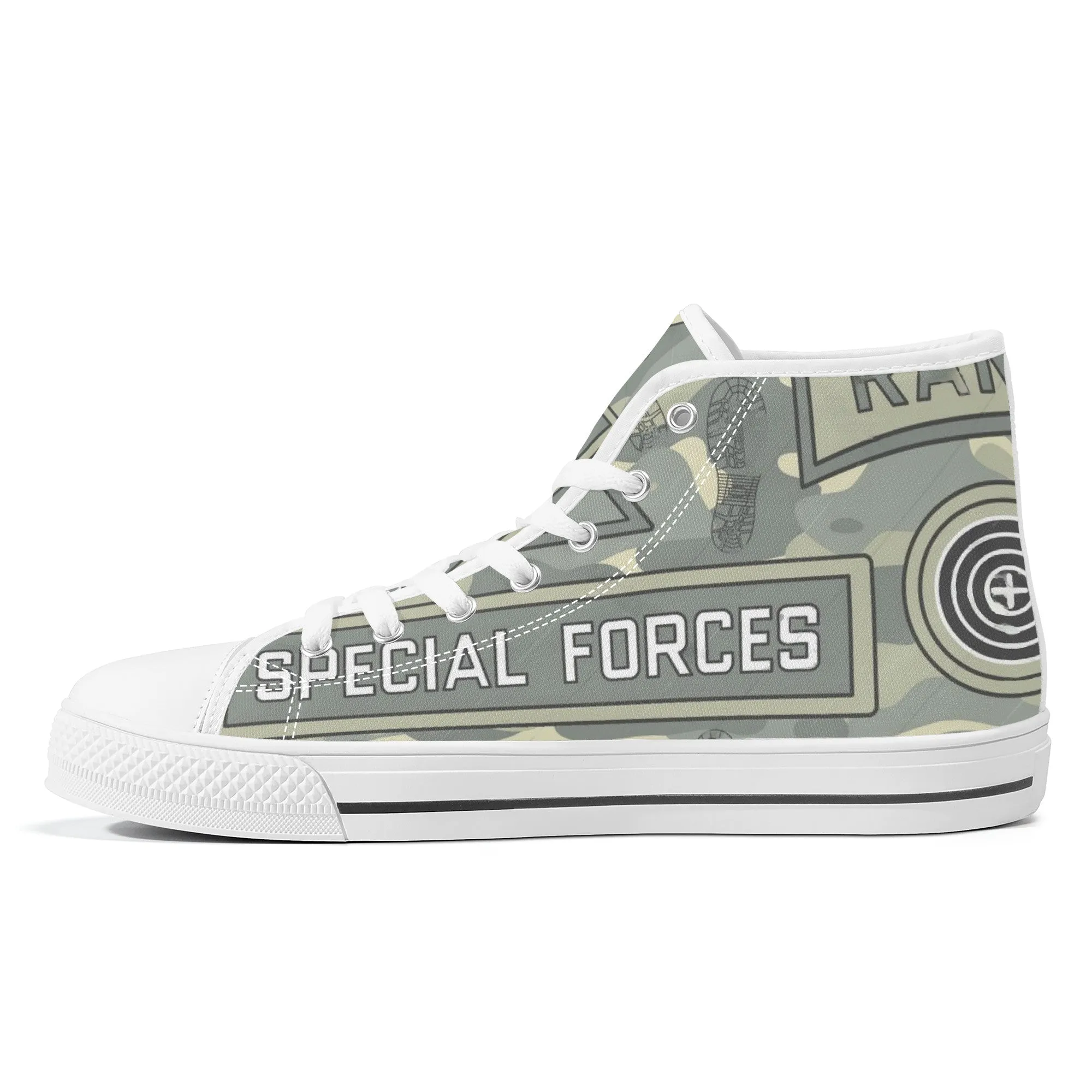 Designer High Top Canvas Shoes -FWS X1