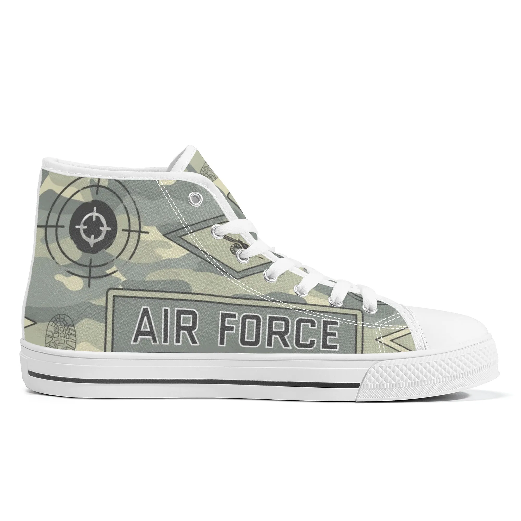 Designer High Top Canvas Shoes -FWS X1