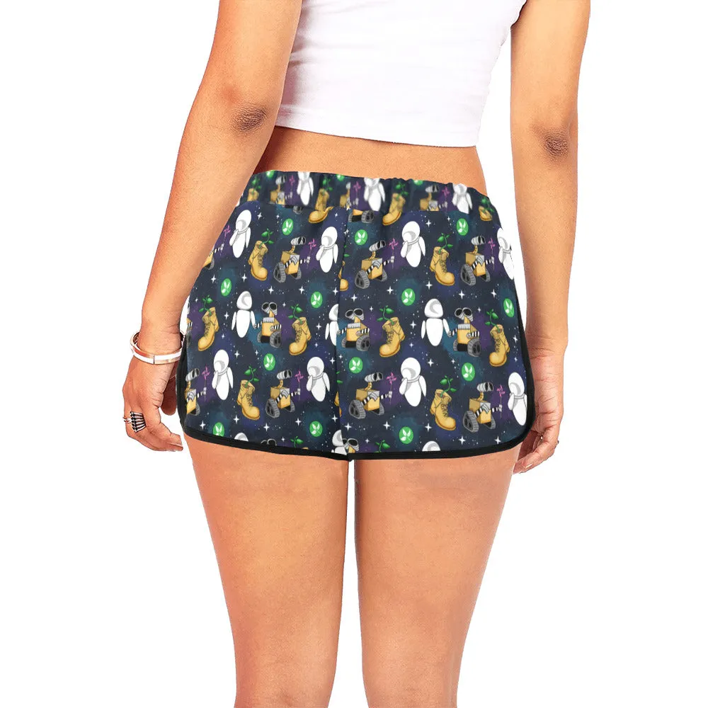 Disney Wall-E Love Needs No Words Women's Relaxed Shorts