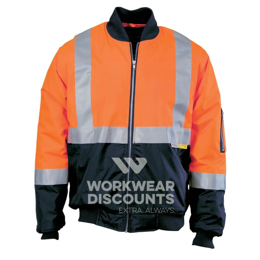 DNC 3862 Hi-Vis Taped Quilt Lined Flying Jacket