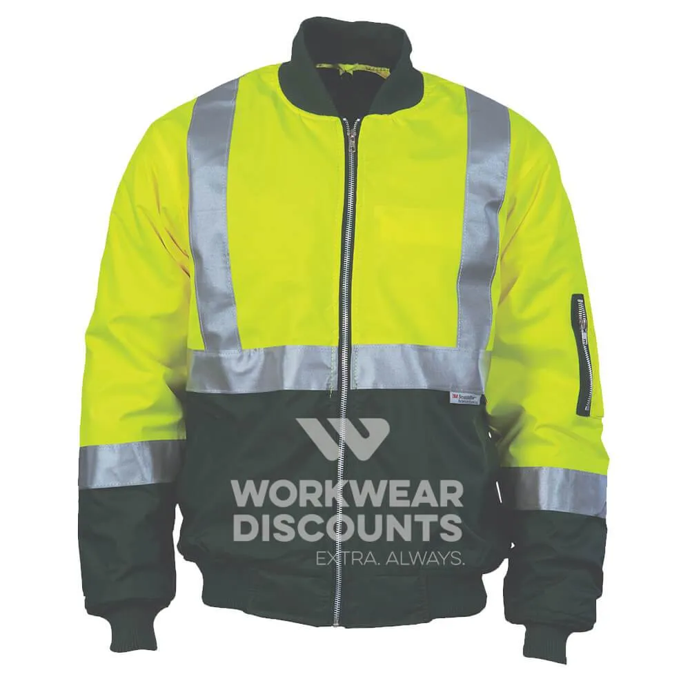 DNC 3862 Hi-Vis Taped Quilt Lined Flying Jacket