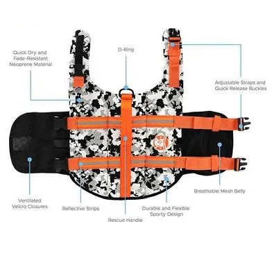 Dog Life Jacket-Camo