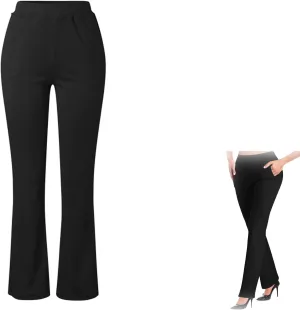 Dress Pants Women Business Casual Work Pants, Women High Waist Stretchy, Women's Office Trousers, Office Slacks