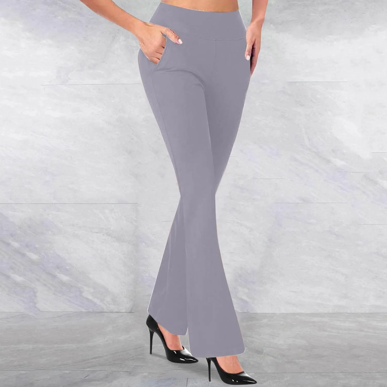 Dress Pants Women Business Casual Work Pants, Women High Waist Stretchy, Women's Office Trousers, Office Slacks
