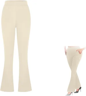 Dress Pants Women Business Casual Work Pants, Women High Waist Stretchy, Women's Office Trousers, Office Slacks