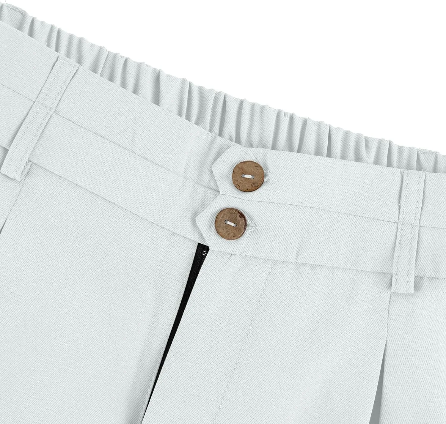 Dress Pants Women Tummy Control High Waisted Work Pants Business Casual Twill Wide Leg Chino Pants with Pockets