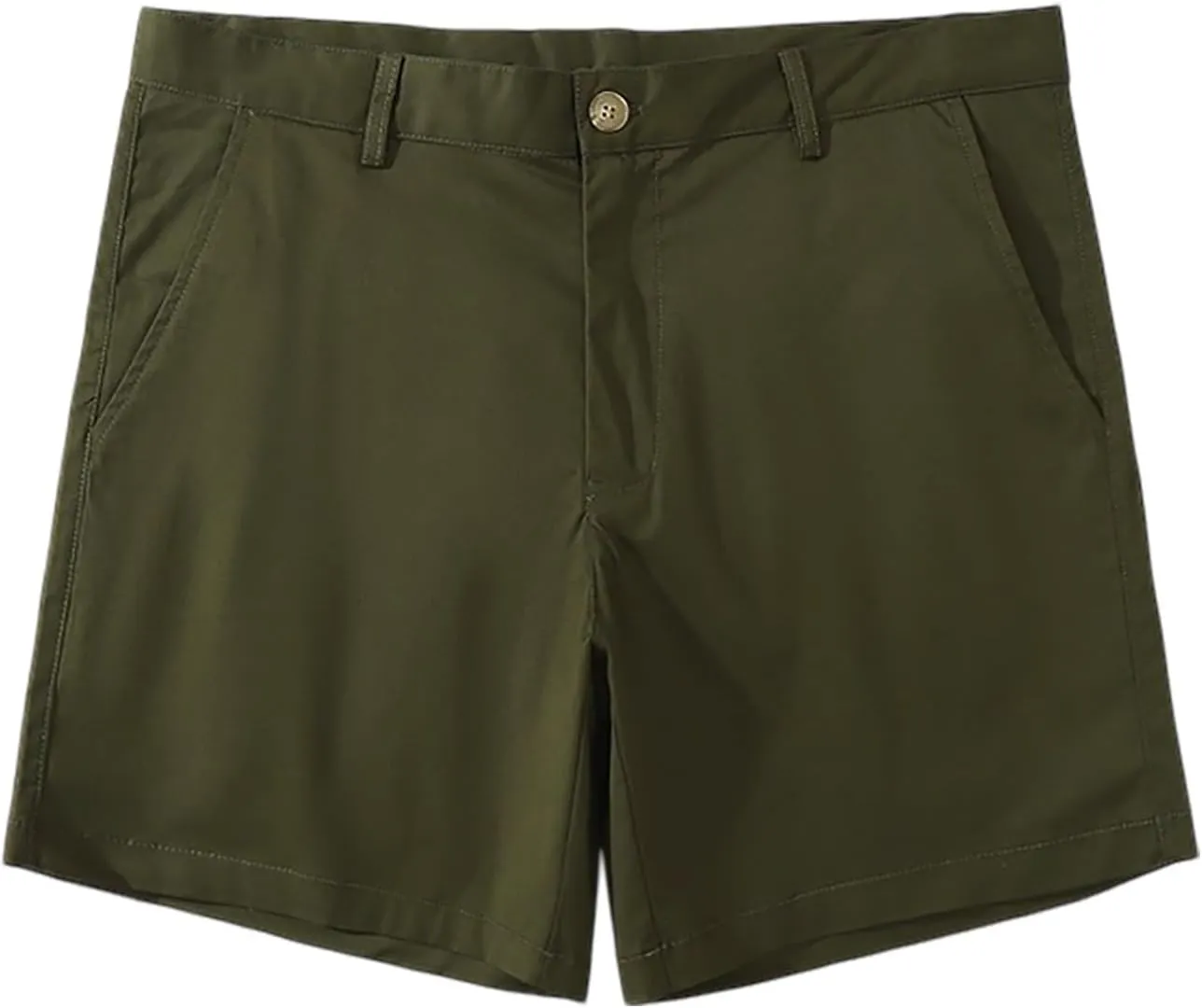 Dressy Short Pants for Men Cotton Slim Fit Mid Waist Flat Front Shorts Stretchy Causal Summer Dailywear Leisure Short Pants