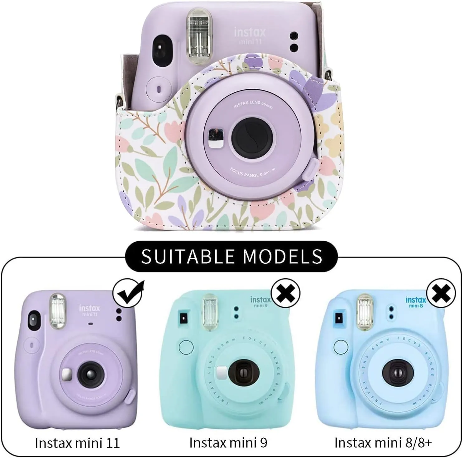Durable and Fashionable Camera Case fits Instax 12 Camera Case for Teachers: Durable & Professional Look, Gift for Educators & Classroom Use