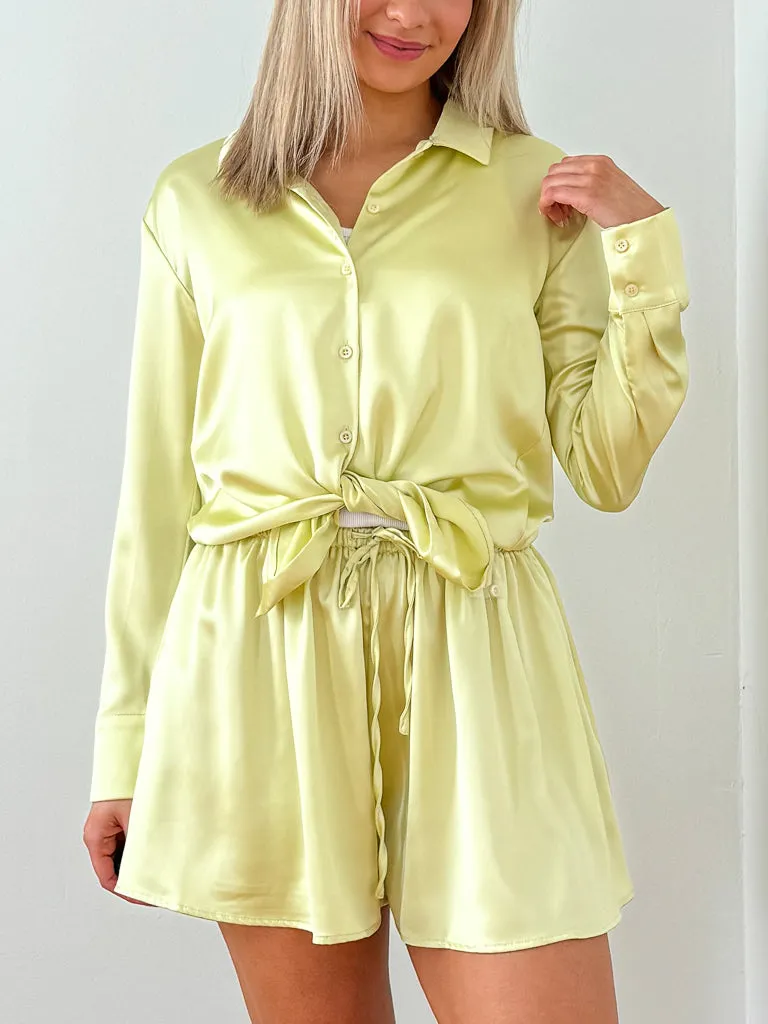 Eden Shorts- Lime