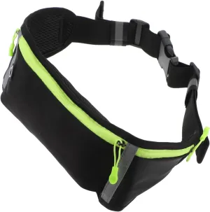 Ergonomic Running Waist Pack Leakproof Universal Fit Sports Music Bag Comfortable Design Reflective Safety