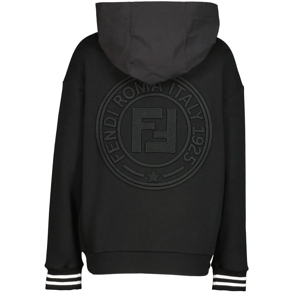 Fendi Kids Back Logo Hoodie
