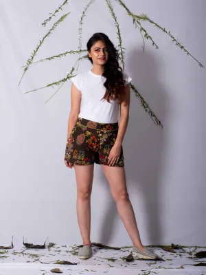Flora - printed shorts