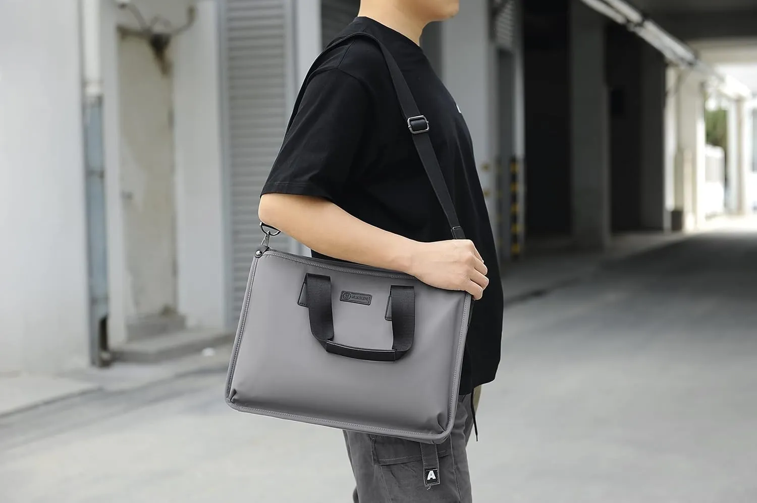 FSD.WG Messenger Bag for Work & Business Travel for Men Waterproof Durable Shoulder Bag
