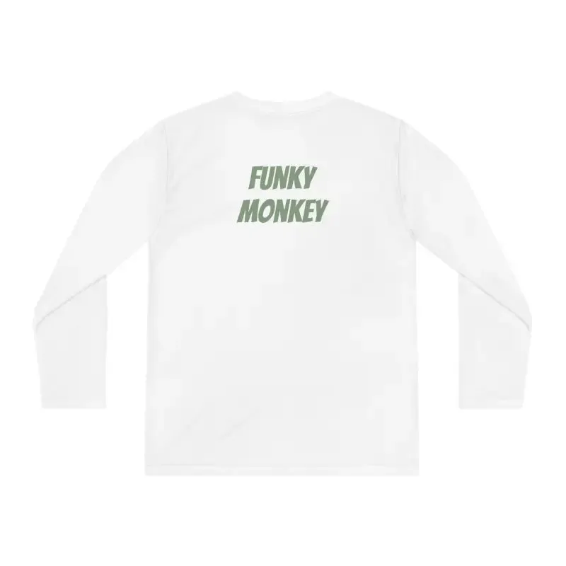 Funky Monkey Youth Long Sleeve Tee Polyester Blend