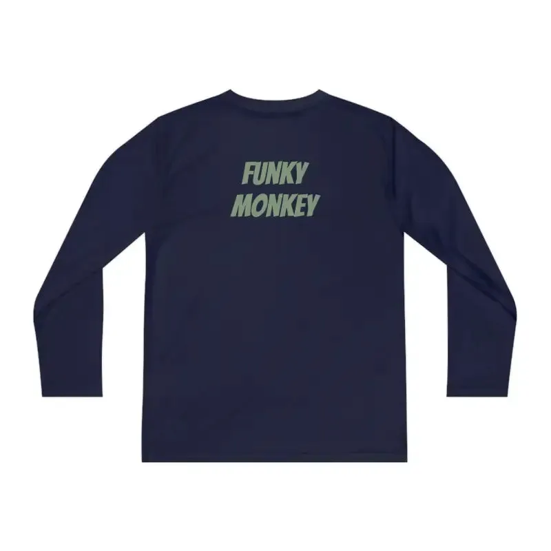 Funky Monkey Youth Long Sleeve Tee Polyester Blend
