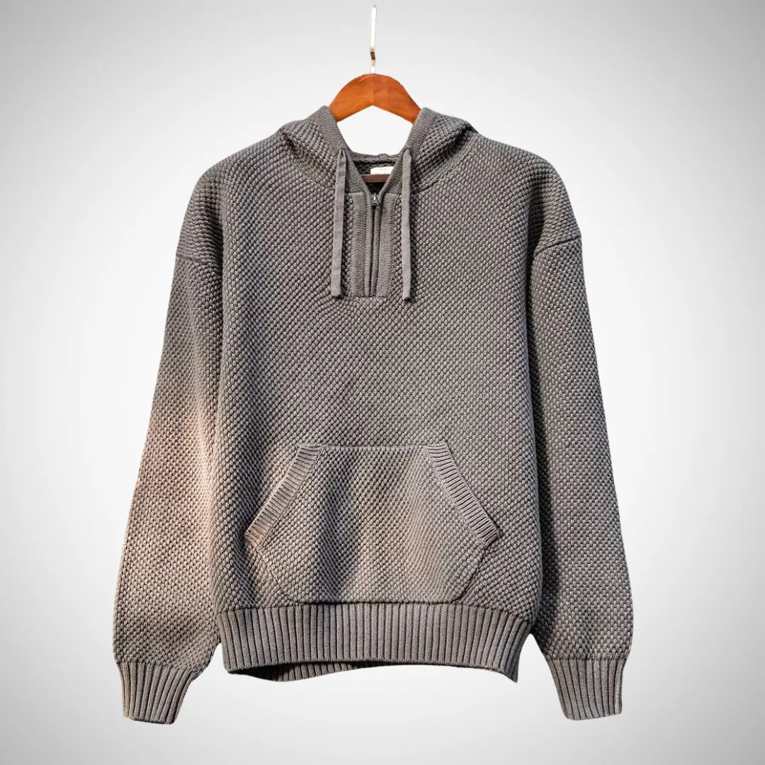 Geoffrey Men's Half-Zip Knitted Pullover