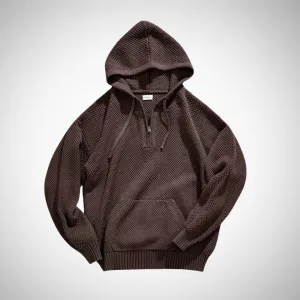 Geoffrey Men's Half-Zip Knitted Pullover