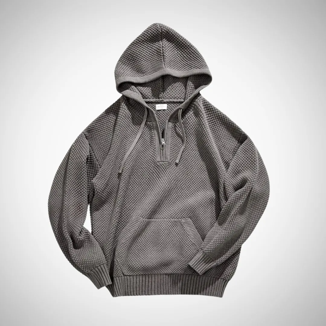 Geoffrey Men's Half-Zip Knitted Pullover