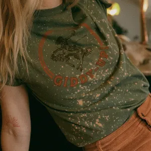 Giddy Up Bleach Tee