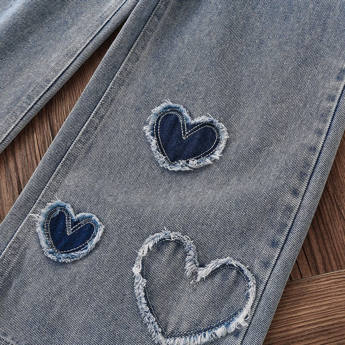 Girls' Wide Leg Jeans 4-13 Years
