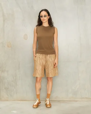 Gold Metal Bead Shorts