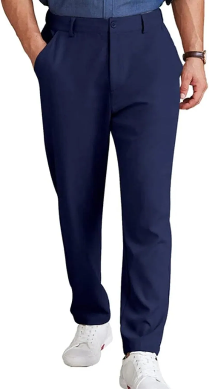 Golf Joggers for Men Lightweight Stretch Slim Fit Dress Pants Business Casual Work Golf Pants with Pockets
