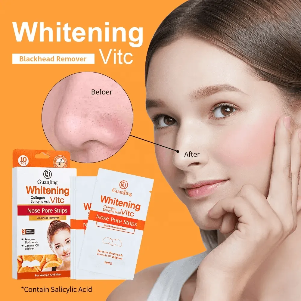 Guanjing Whitening Nose Pore Strips - 10Pcs