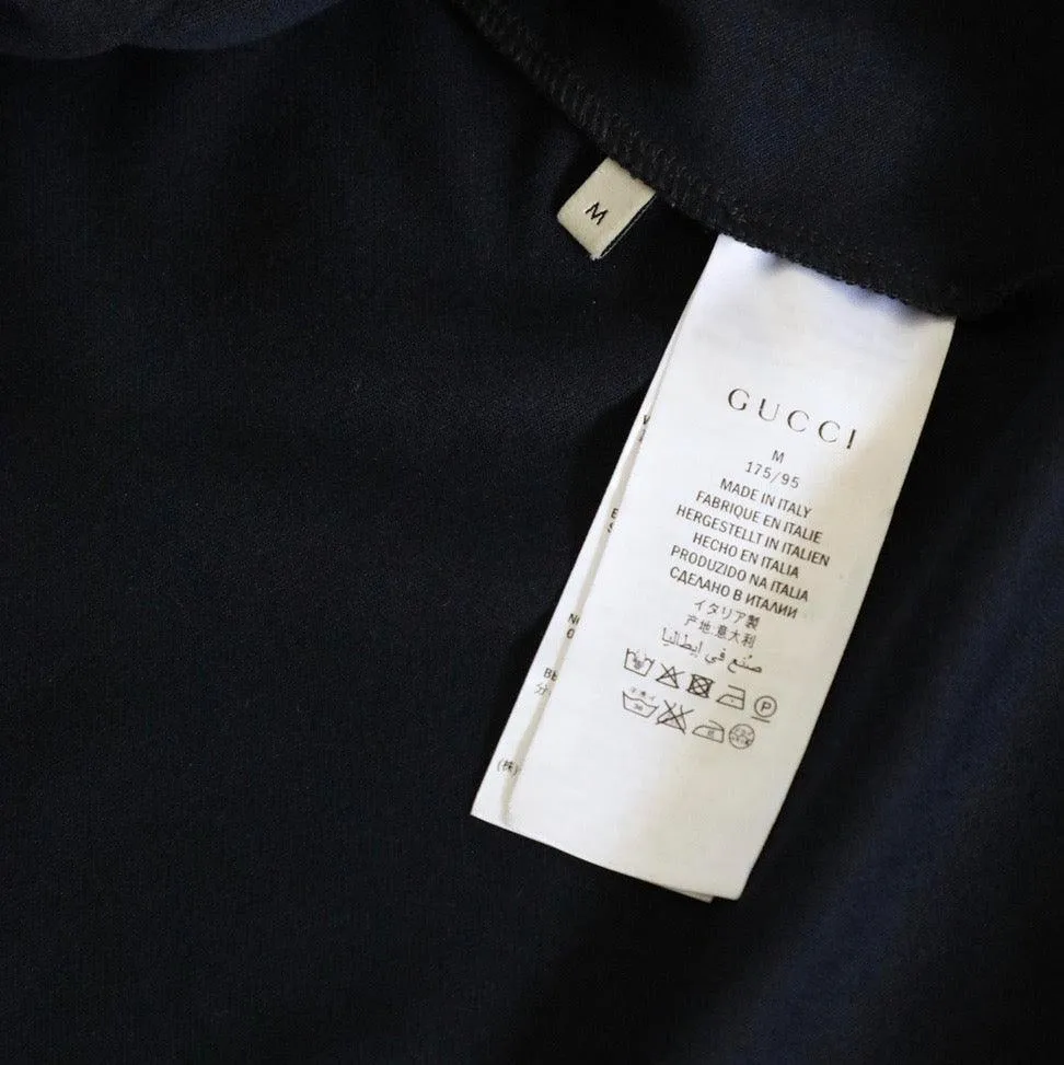 Gucci Red/Navy Zip Up Bee Hoodie (M)