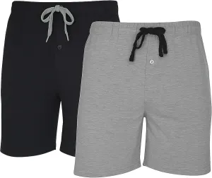 Hanes Mens 2 Pack Cotton Sleep Short, 7.5" Inseam, Comfortable and Breathable, Assorted Colors