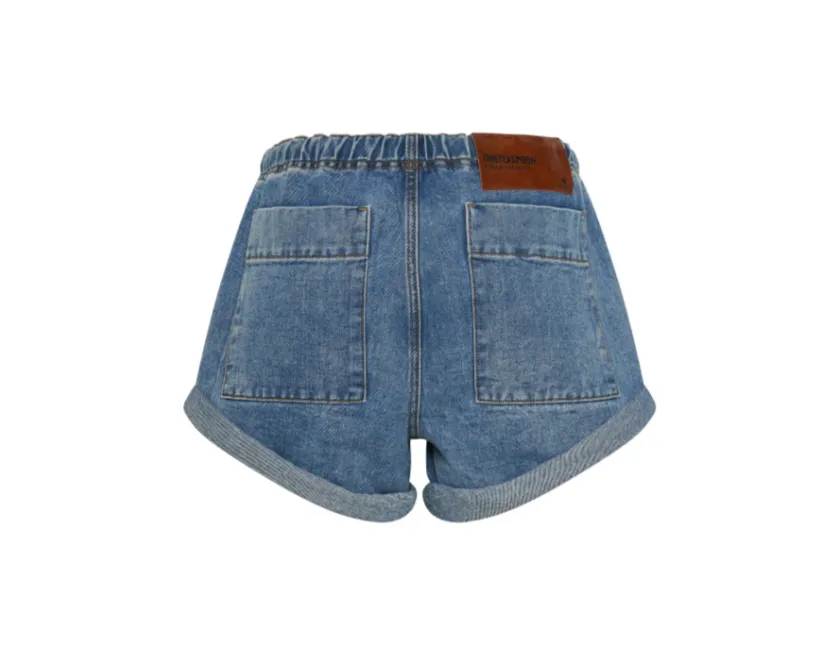 Hollywood Shabby Bandit Drawstring Boyfriend Short