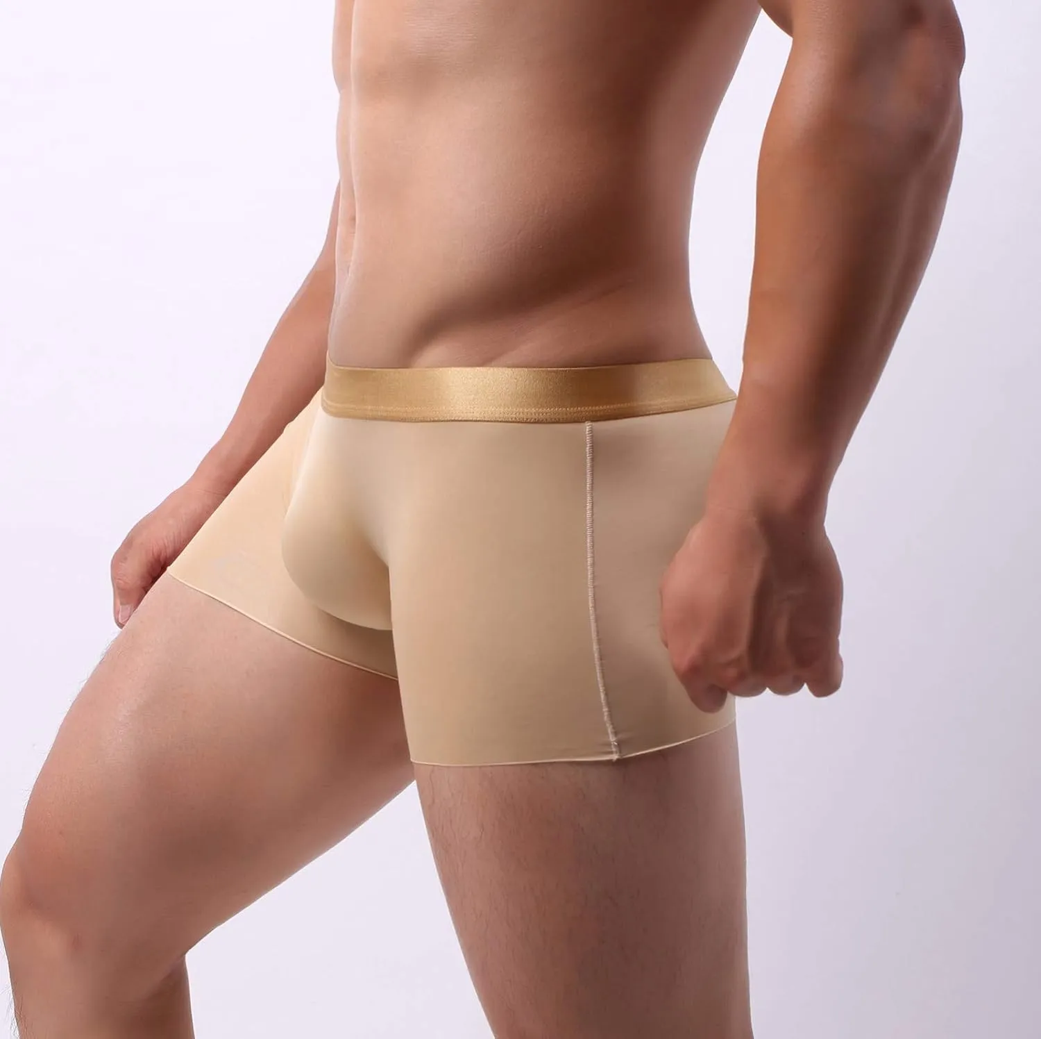 Ice Men's Silk Pants Underwear Comfortable Fashionable Breathable Seamless Sexy Lingerie Plus Size Underwear Comfy