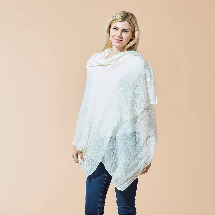 Insect Shield Scarf in Ivory