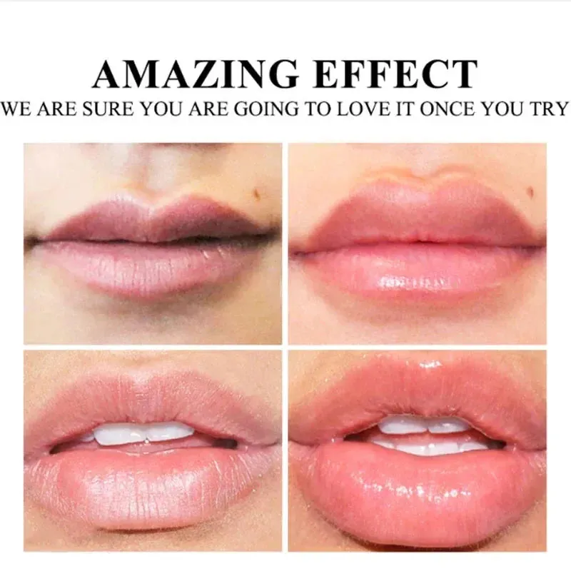 Instant Lip Enhancer Plumper Oil: Extreme Volumizing Lip Gloss Serum for Nourishment, Anti-Wrinkle Moisturization, and Sexy Lip Care Cosmetics