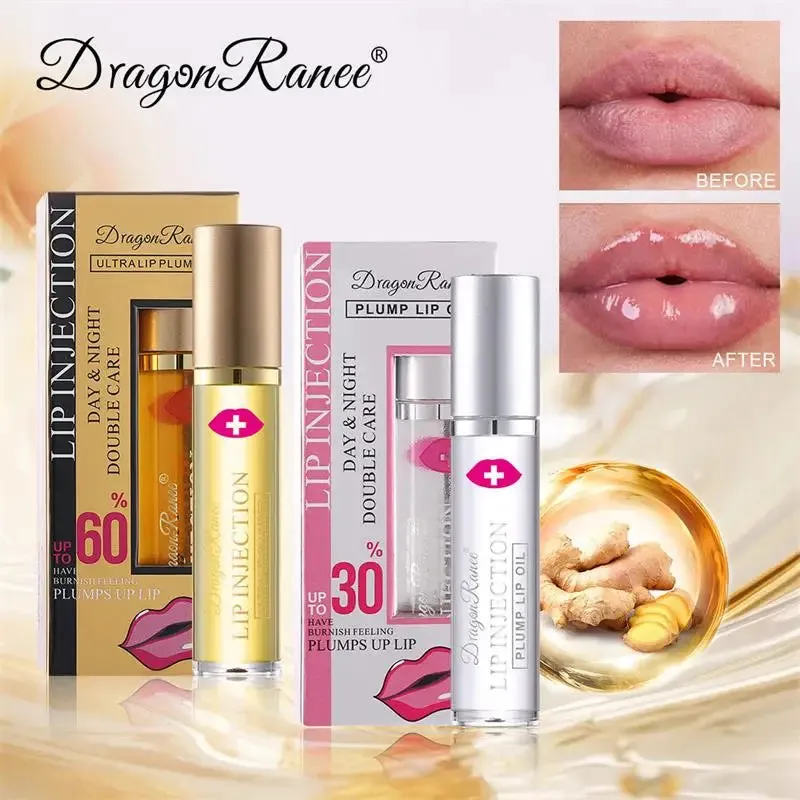 Instant Lip Enhancer Plumper Oil: Extreme Volumizing Lip Gloss Serum for Nourishment, Anti-Wrinkle Moisturization, and Sexy Lip Care Cosmetics