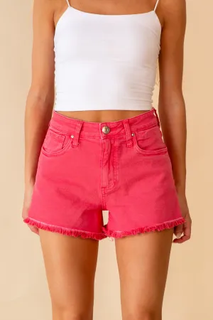 Jane High Rise Short w/Fray Hem