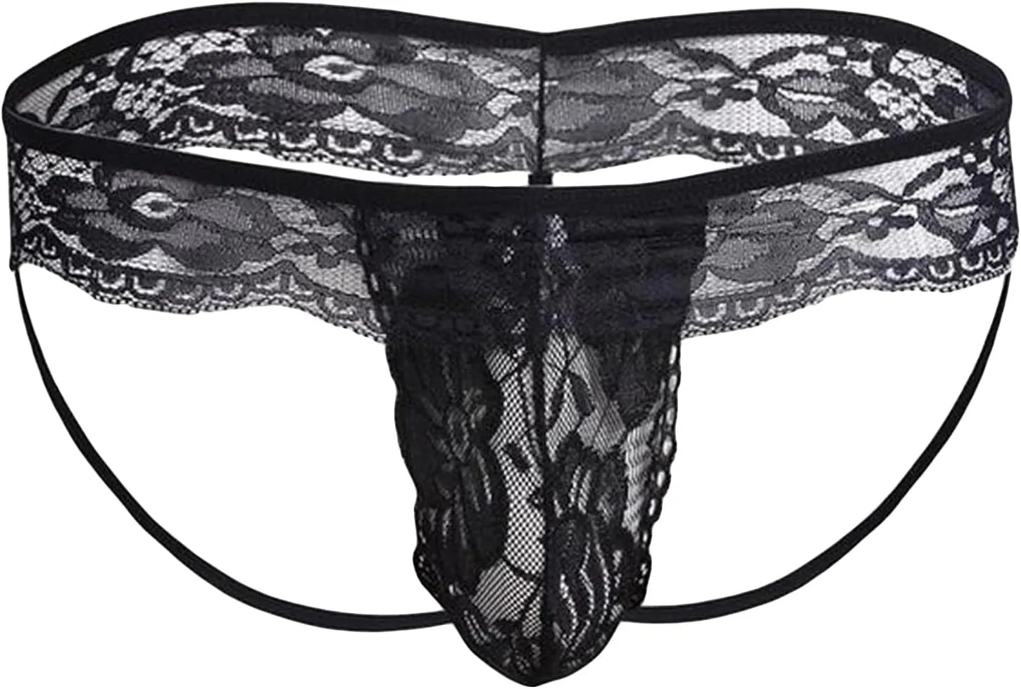 JEShifangjiusu Men's Sexy Low Rise Briefs Breathable Comfortable Mesh Underwear Athletic Supporters G-Strings Thongs
