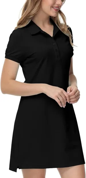 JINSHI Women T Shirt Dress Hiking/Tennis/Golf/Leisure Comfortable and Soft Athletic Dress for Women