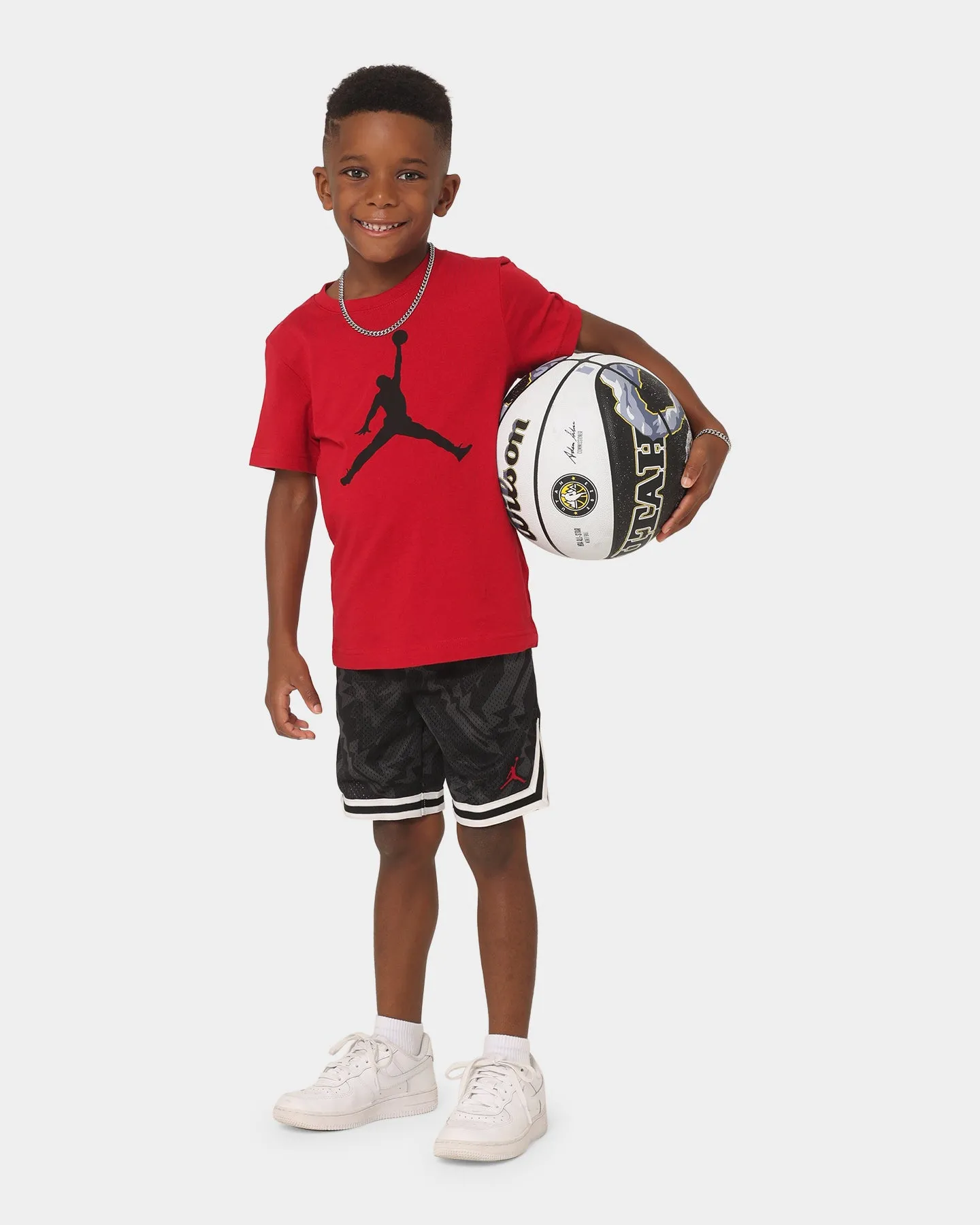 Jordan Kids' Essentials All-Over Print Shorts Black