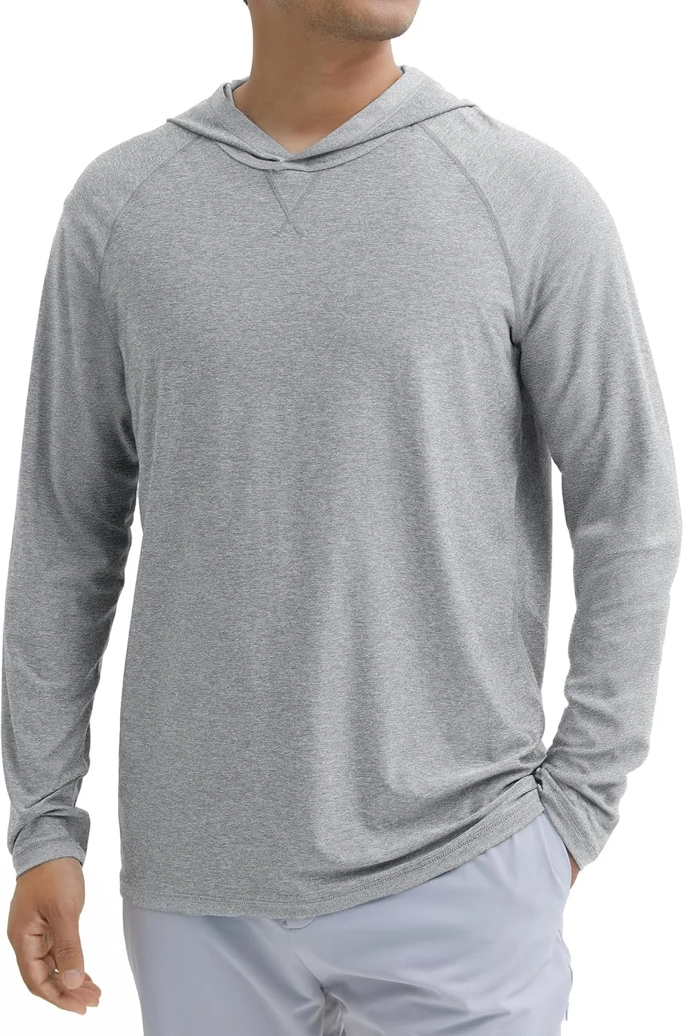 Keisimimo Men's UPF 50  Sun Protection Hoodie Shirts Long Sleeve Rash Guard Quick Dry UV SPF Fishing Hiking Shirts
