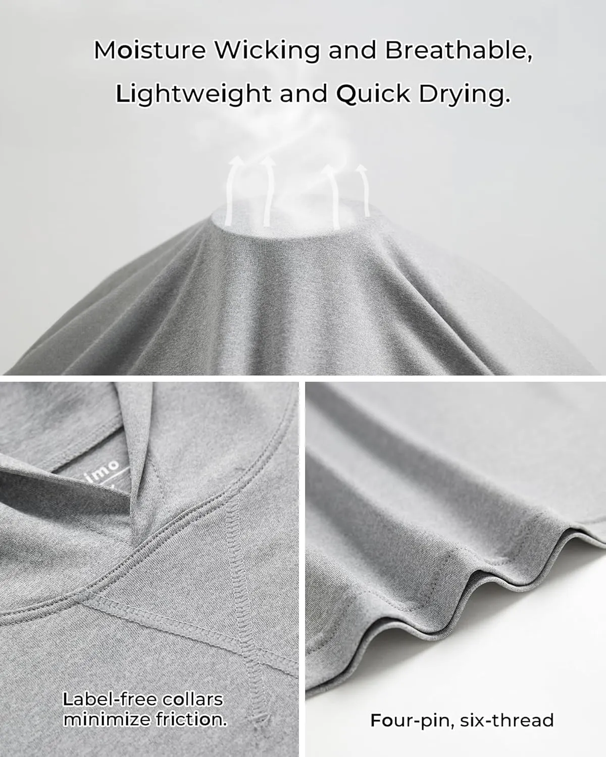 Keisimimo Men's UPF 50  Sun Protection Hoodie Shirts Long Sleeve Rash Guard Quick Dry UV SPF Fishing Hiking Shirts