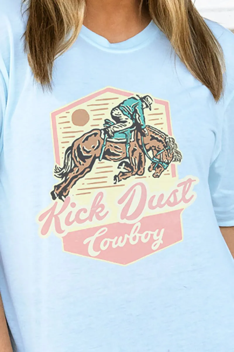 Kick Dust Cowboy Adult Soft-Tek Blend T-Shirt