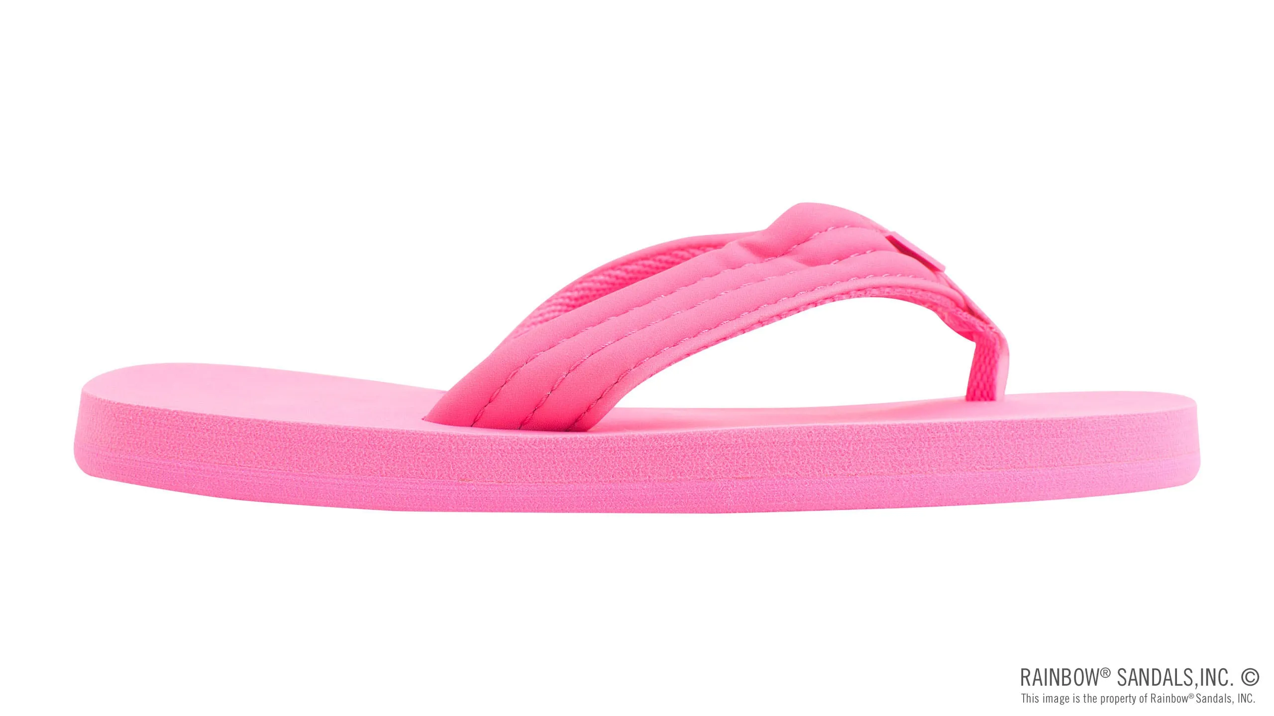 Kids Grombow - Soft Rubber Top Sole with 1" Strap in Pink